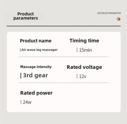 Air Pressure Leg Massager